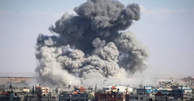 Israel launches strikes on Rafah, will send delegation to continue Gaza cease-fire talks 