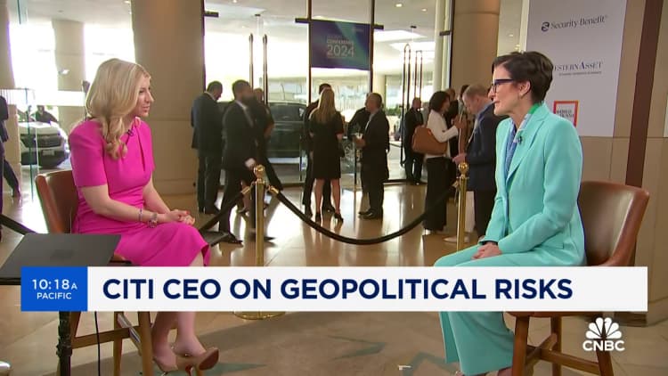 Vea la entrevista completa de CNBC con la directora ejecutiva de Citigroup, Jane Fraser