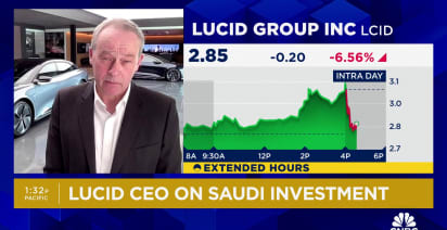 No more price cuts planned at the moment, says Lucid CEO Peter Rawlinson