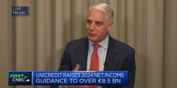 UniCredit CEO: We are getting more confident on what profit we can get this year