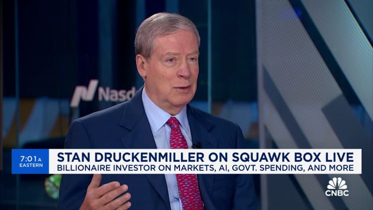 Watch CNBCâ€™s full interview with Duquesne Family Office chairman and CEO Stanley Druckenmiller