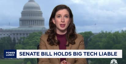 Senate bill holds Big Tech liable