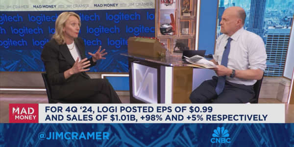 Logitech CEO Hanneke Faber sits down with Jim Cramer