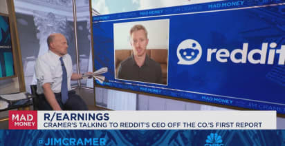 Reddit CEO joins Jim Cramer to talk its first quarterly earnings report