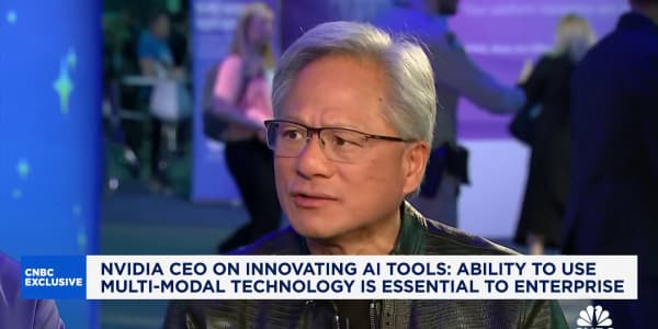 Nvidia CEO Jensen Huang: We're moving from world of software to producing digital intelligence