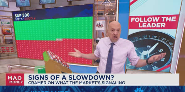 Jim Cramer talks which sectors are leading the market right now