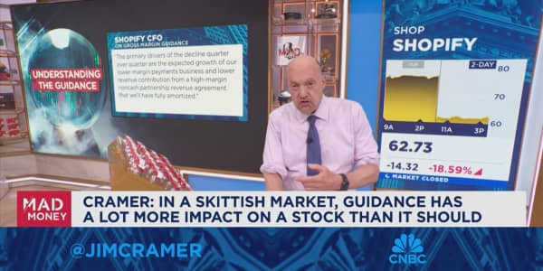 Investors aren't interested in how you did, only what you say you're going to do: Jim Cramer