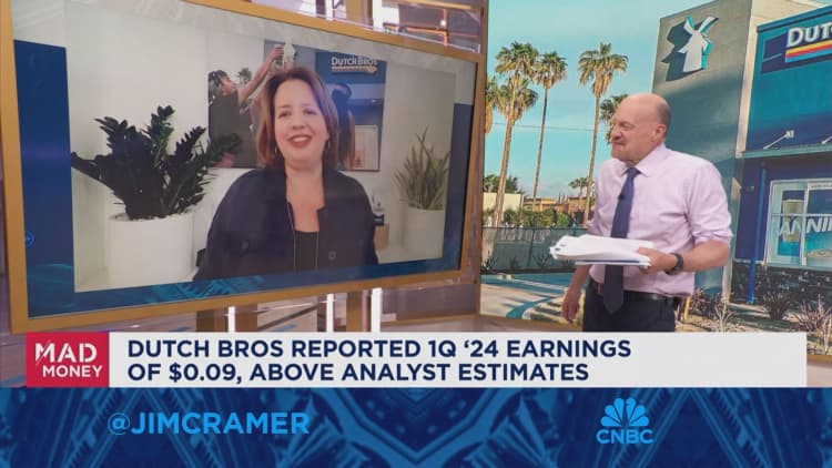 Dutch Bros. isn't just about the drinks, it's about the service, says Jim Cramer