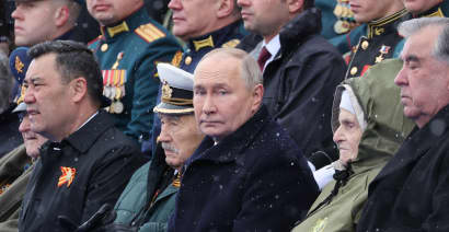 Putin says Russia 'will not allow anyone to threaten us' as Moscow revels in military might