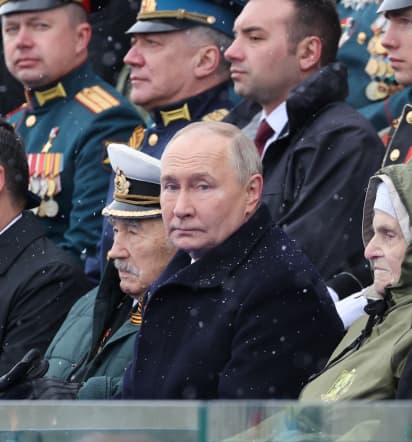 Putin says Russia 'will not allow anyone to threaten us' as Moscow revels in military might