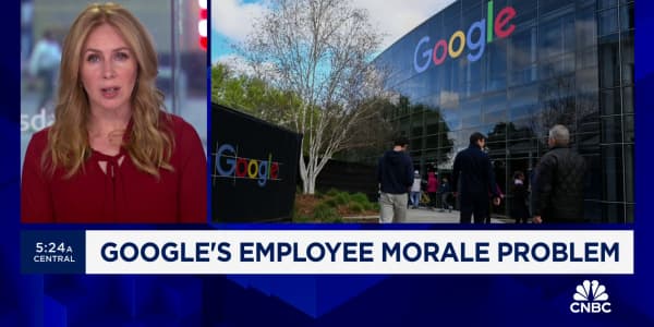 Google employees question executivess over ‘decline in morale’ after blowout earnings
