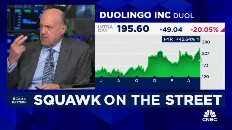 Cramer’s Stop Trading: Duolingo