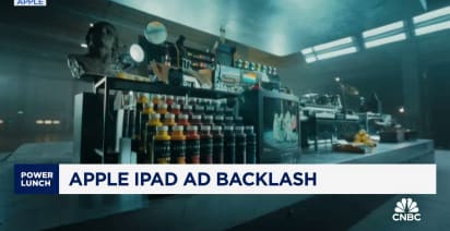 Apple faces backlash for iPad ad