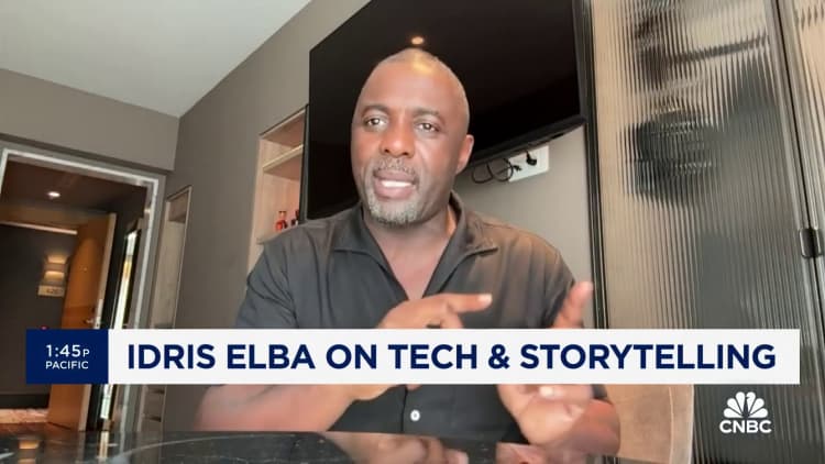 Actor Idris Elba on AI content creation: 'You still need human beings behind it'