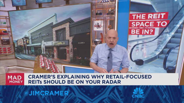 Jim Cramer talks retail-focused REITs