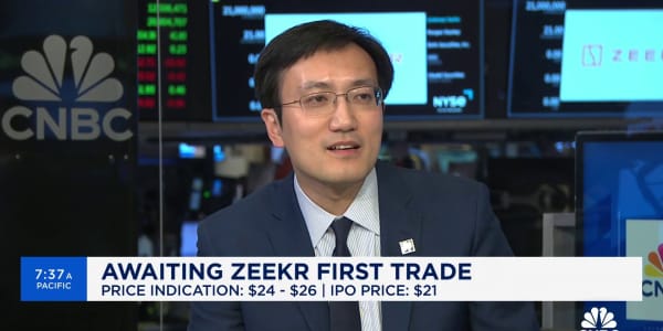 Zeekr CFO: There's an opening in the crowded EV market for premium cars in China