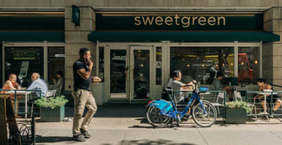 Sweetgreen shares soar 34% after company beats revenue expectations