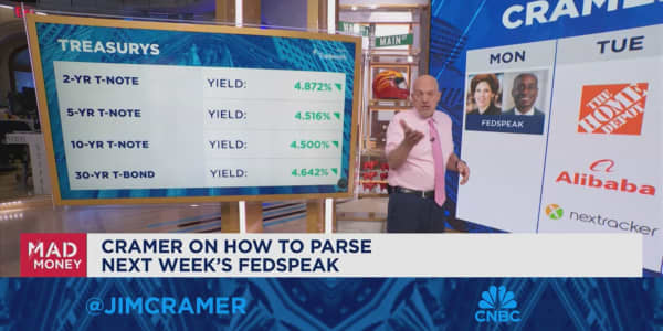 Fed officials are making everyone worried, that causes things to slow down, says Jim Cramer