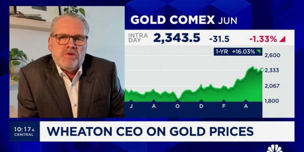 Wheaton Precious Metals CEO: The driving force on gold is strong demand in Asia