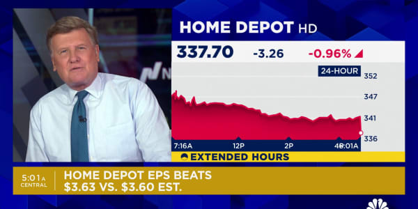 Home Depot revenue misses, shares slip