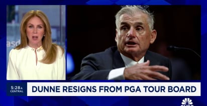 Jimmy Dunne resigns from PGA Tour board