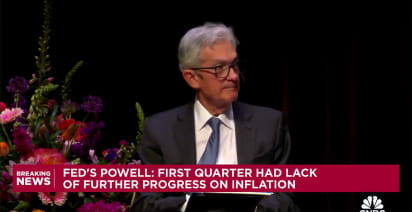 Fed chair Powell: Confidence in inflation moving back down not as high as it was