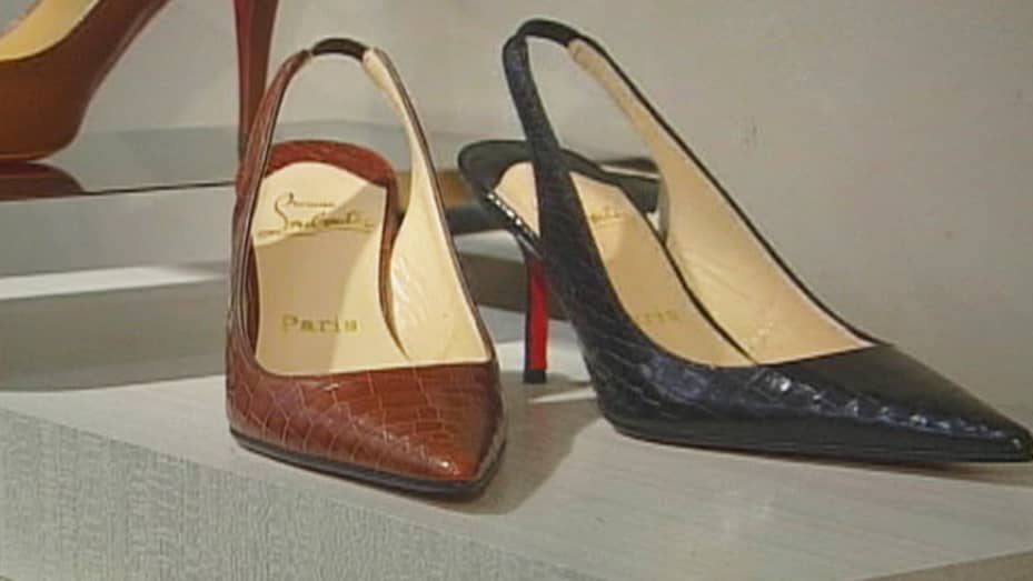 These Christian Louboutin pumps go for $2,500.  Louboutins and others like them are so popular that Saks Fifth Avenue in New York recently expanded it's shoe department....it's so large it was given it's own zip code.