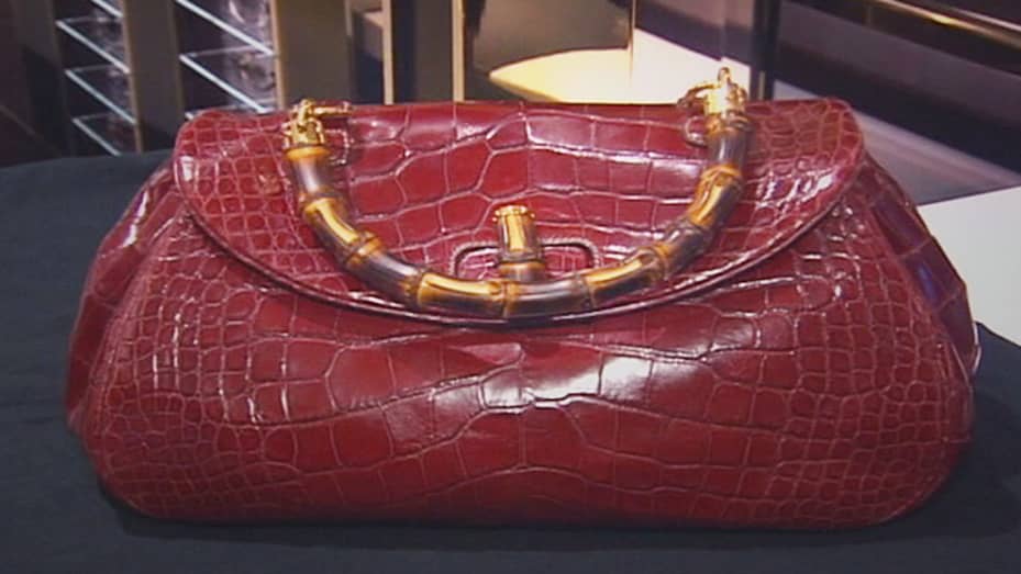 At a recent store opening in midtown Manhattan, Gucci debuted $18,000 handbags....but, they're not even close to the highest priced item in the store.