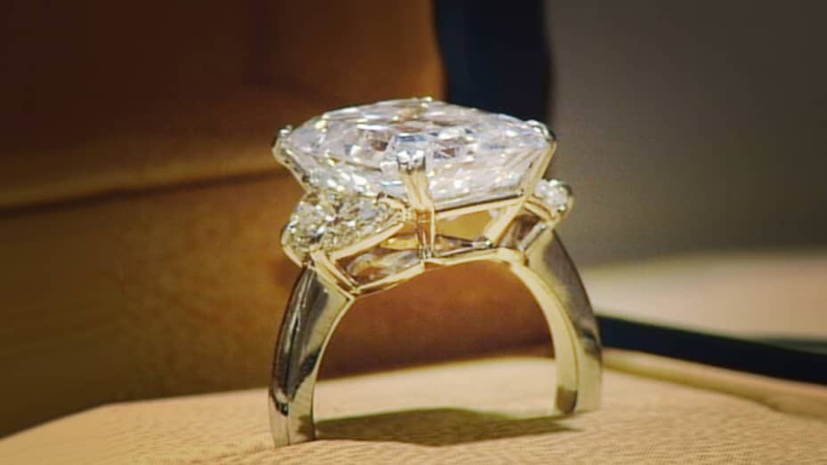 At Bulgari, sales of one of a kind jewelry, like this $1 million engagement ring, are the company's fastest growing segment.