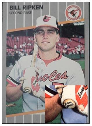 1989 Fleer Bill Ripken #616A Expletive on Handle Orioles PSA 9 Baseball Graded Card 