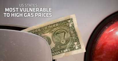 US States Most Vulnerable to High Gas Prices