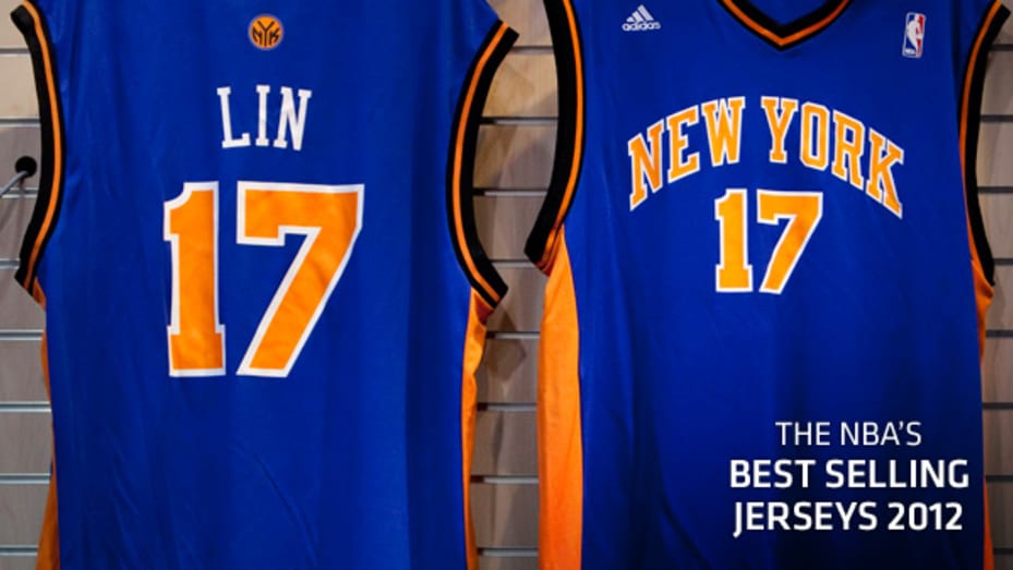 The best-selling NBA jerseys season by season