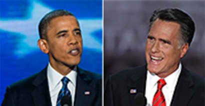 Obama and Romney Offer a Possible Preview of Their First Debate