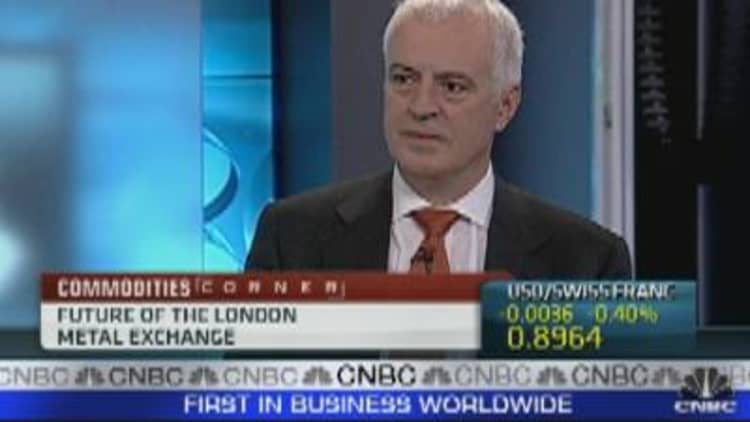 London Metal Exchange CEO Talks Bids
