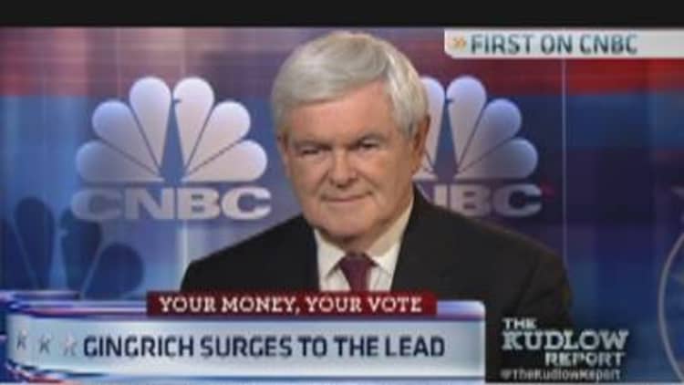 Newt Gingrich: Obama 'Food-Stamp President'