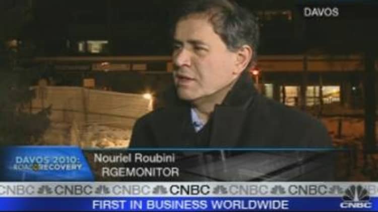 Roubini: Asset Bubble Is Beginning Now