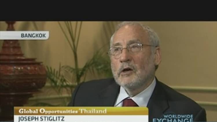 Joseph Stiglitz on China Growth Slowdown