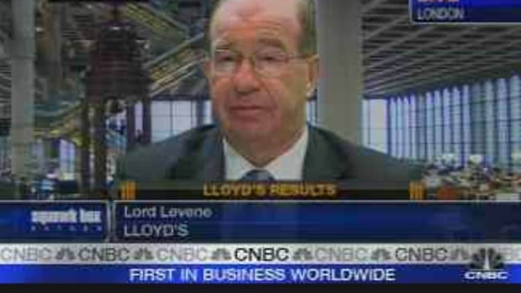 Lord Levene on Lloyd's Earnings