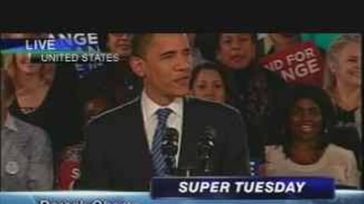Super Tuesday: Obama Addresses IL